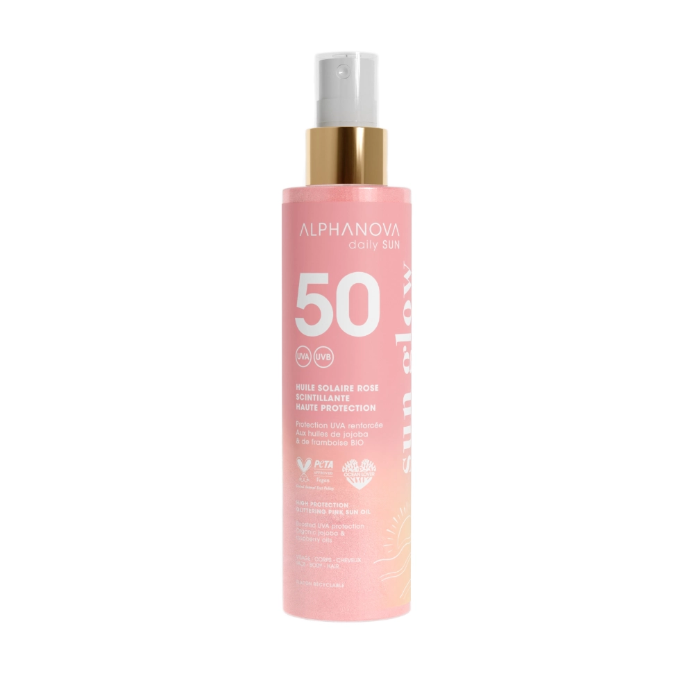 svjetlucavo pink ulje